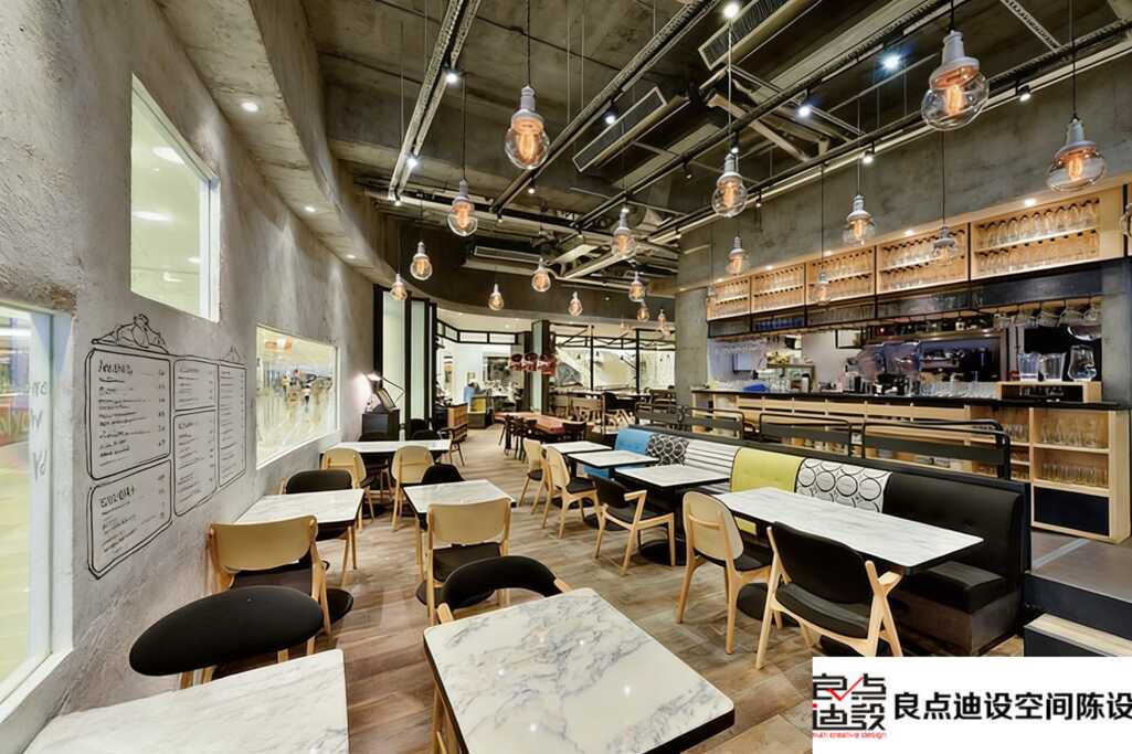 业风=冷冰冰?NO!看这家咖啡店如何用软装设计“升温”!